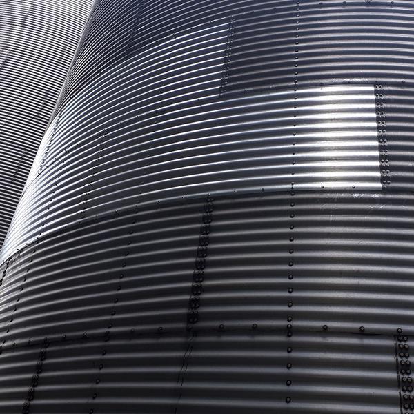 Chapas onduladas para silos